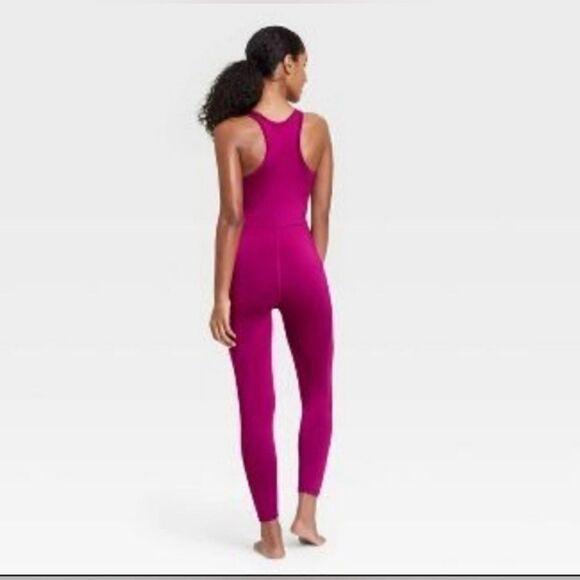 J.Dow Fitness magenta sleeveless jumpsuit sz XXL - Picture 8 of 13
